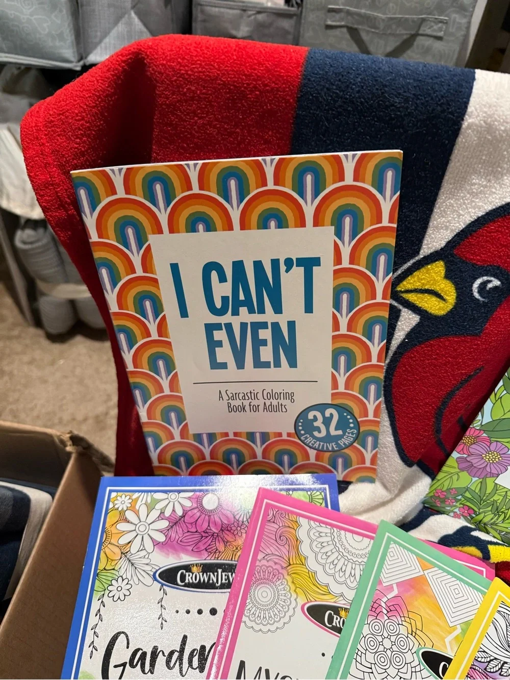Coloring Book Bundle - Assorted Bright Covers (Red, Blue, Pink, Green, Yellow)